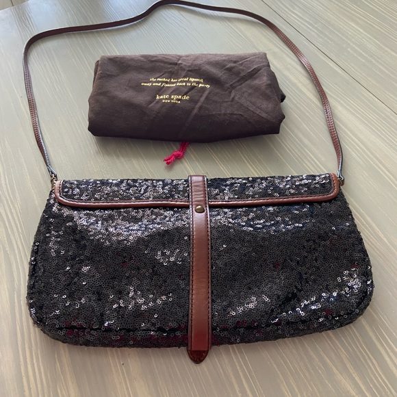 Kate Spade ♠️ Westward Emily and Merritt Limited Edition Sequin Leather Bag - Picture 2 of 7